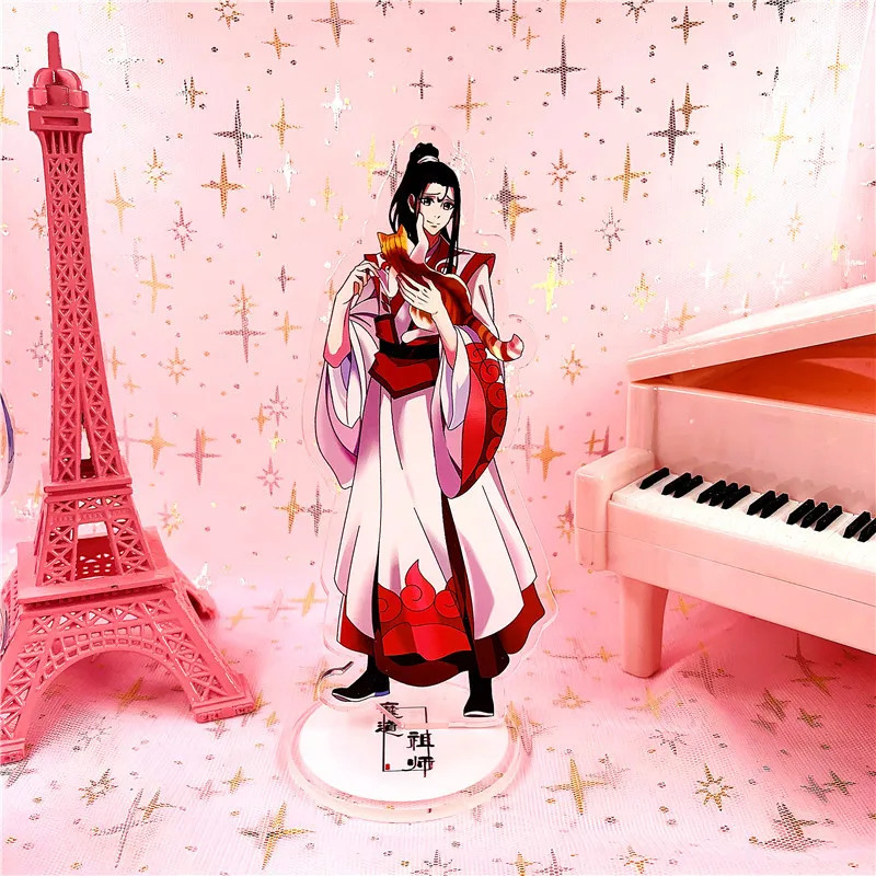 15 см Новое поступление анимация MO DAO ZHU SHI LAN ZHAN Wen Ning Kiten Лиса животные акриловая стоящая тарелка домашний стол держатель украшения