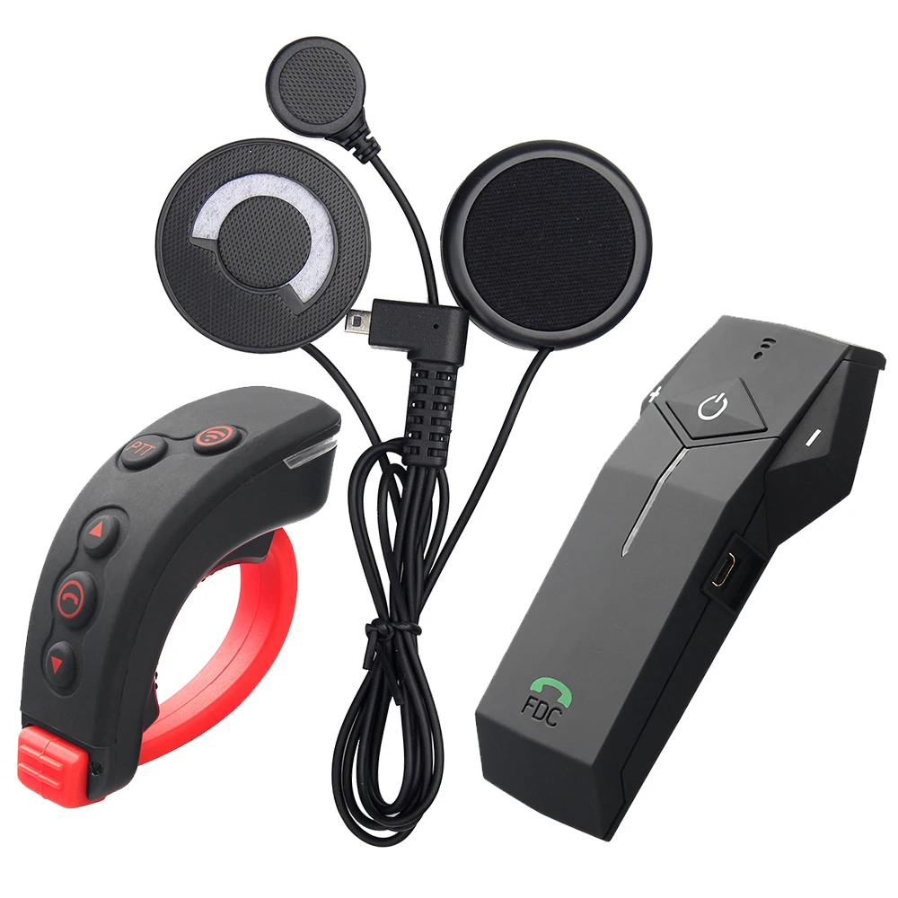 1 шт. ТОЛЬКО пульт дистанционного управления+ 2 шт. мотоциклетный шлем Bluetooth Интерком наушники с FM и мягким микрофоном для интегрального шлема