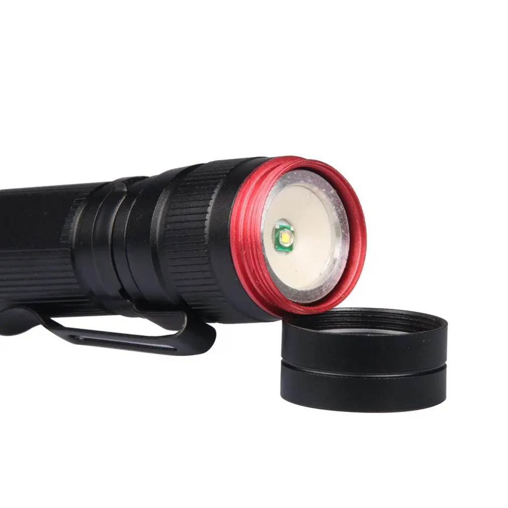 Мини алюминиевый сплав светодиодный фонарик Телескопический фокусировка