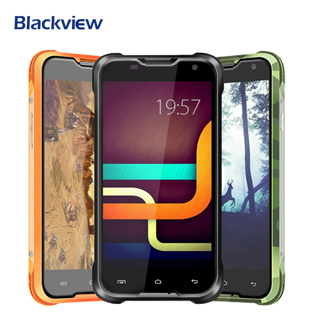 Blackview BV5000 4G LTE Android 5,1 водонепроницаемый смартфон MTK6735 четырехъядерный мобильный телефон " HD 2 Гб ram+ 16 Гб rom gps батарея 5000 мАч