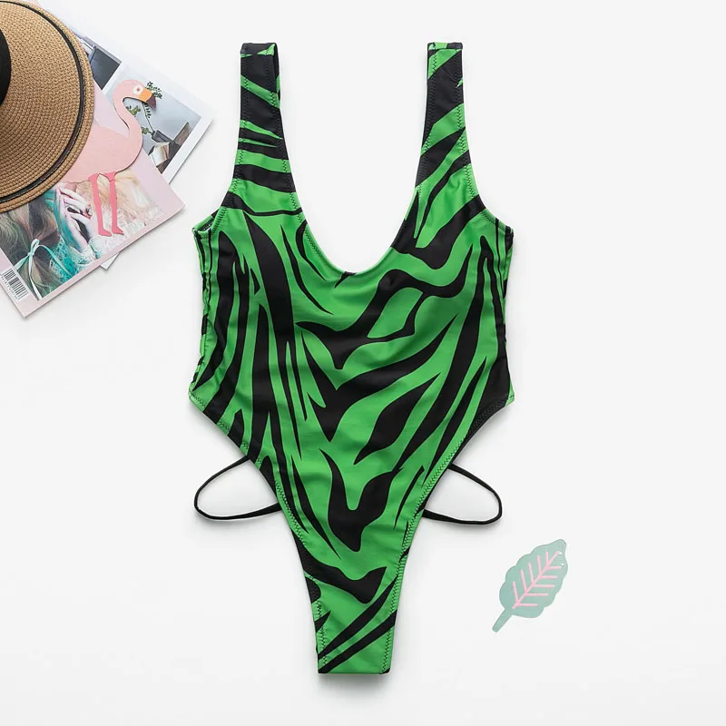 Купальник с высоким вырезом цельный сексуальный купальник женский купальный