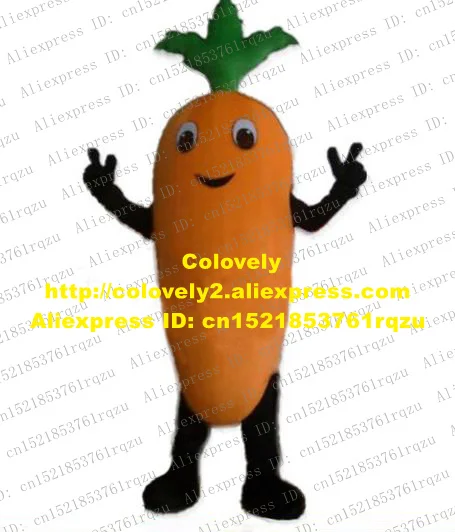 Очаровательный Оранжевый Костюм Талисман из моркови редиса репы дайкона маскотт
