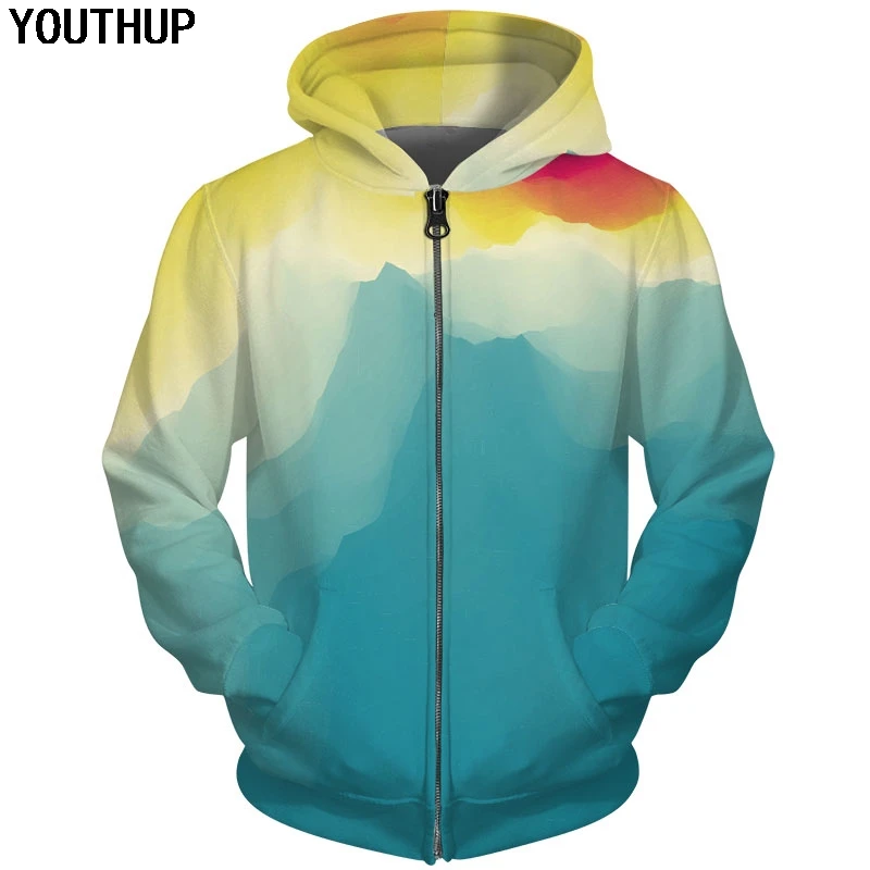 Толстовка YOUTHUP 2020 с 3D принтом для мужчин и женщин толстовка на молнии капюшоном