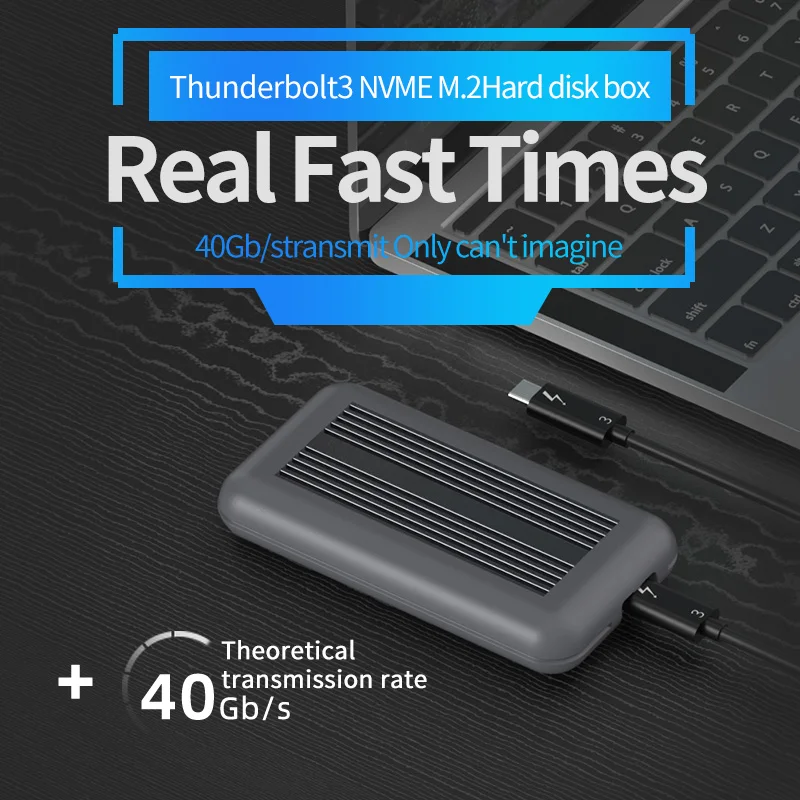 PCIe thunderbolt 3 m.2 NVME корпус ssd чехол NVME с thunderbolt 3 TYPE-C кабель TYPE C 3,1 USB3.1 M.2 PCIE SSD