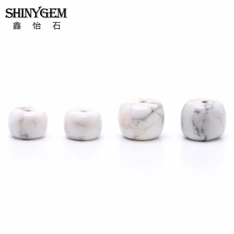 20шт 5x8mm8x10mm полудрагоценные очаровательные каменные бусины howlite Свободные
