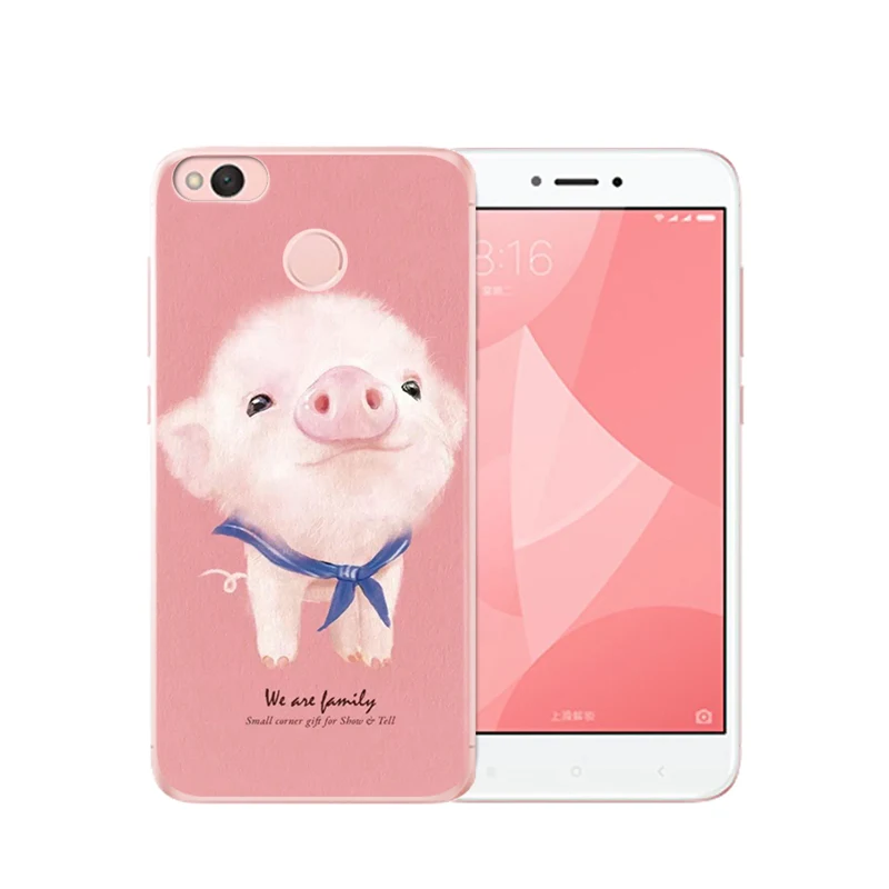 Joker Cute Marble Rabbit Pig For Xiaomi Redmi Mi 3S Pro 4X 4A 5A 5 Plus Note 3 4 6 6A A1 5X A2 6X Lite 8 Pocophone F1 Case cover |