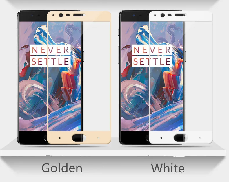 Закаленное 3d-стекло для Oneplus 3T 2 шт. полноэкранная Защитная пленка 3 | Мобильные