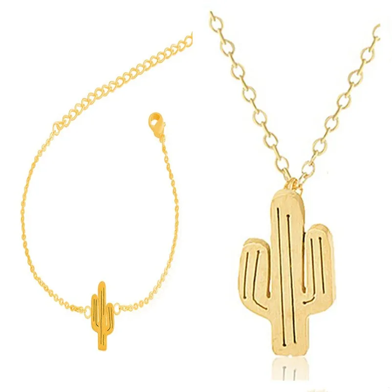 Модный Ювелирный Комплект из кактуса савагаро пустыня Дубай модные аксессуары