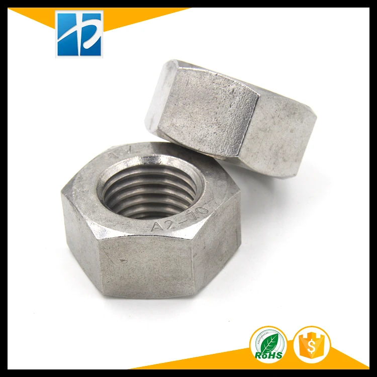 Шестигранные Гайки A2 из нержавеющей стали 1/4 20 (18 8) ASME B18.2.2 ANSI шт.|hex nut|stainless steel hex
