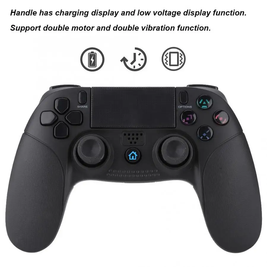 Беспроводной контроллер с игровой ручкой Bluetooth для PS4 подходит хоста PS3 совместим