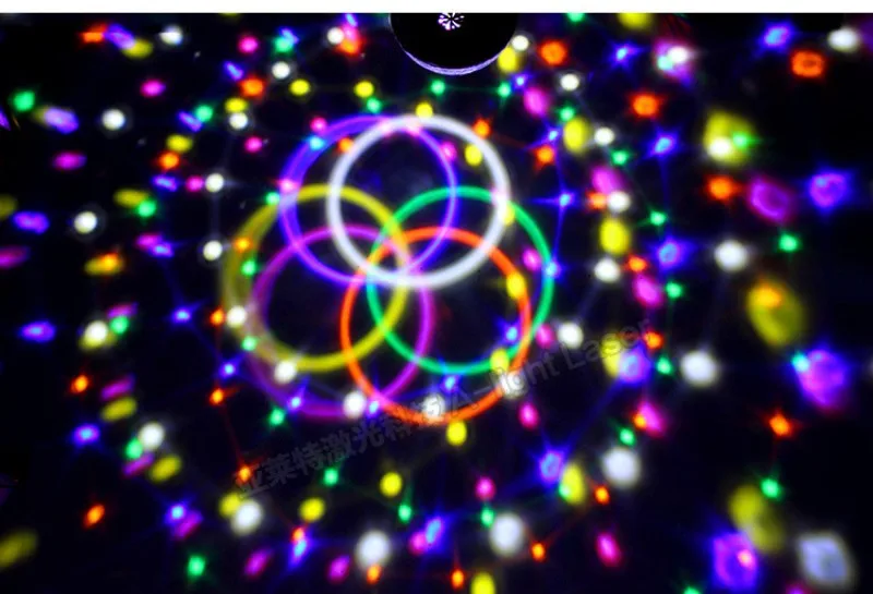 9 цветов MP3 Хрустальный волшебный шар светодиодный светодиодная сценическая