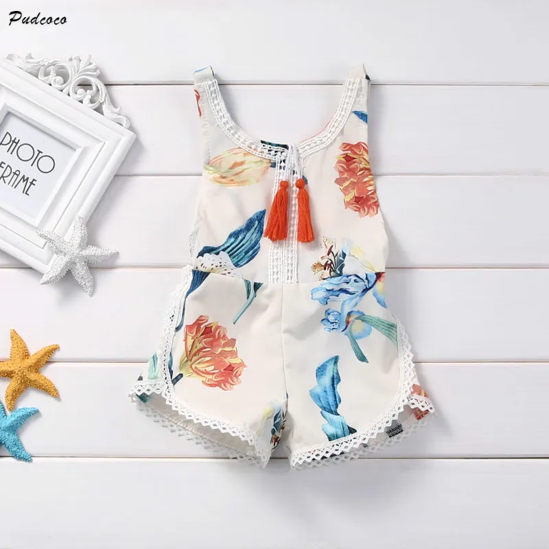 Детская одежда Pudcoco новинка 2017 детские комбинезоны для новорожденных девочек с