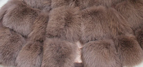 dark khaki Linhaoshengyue 88 см длинные высокого качества настоящая трава лиса пальто с рукавом 50 см - Цвет: dark khaki