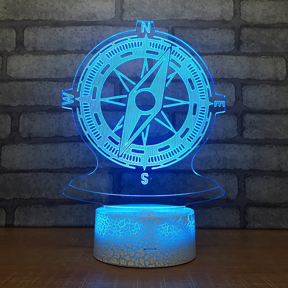 Креативные подарки на день рождения Компасы 3d Маленькие искусственные акриловые