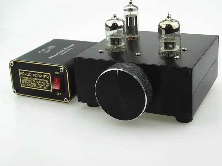 Предусилитель буфер 6N3 5670 трубчатый предусилитель HIFI аудио + источник питания|tube
