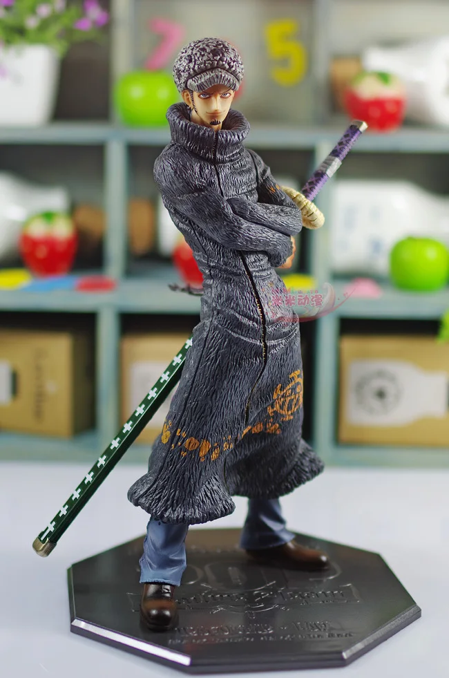 free shipping with original retail box 23cm one piece Trafalgar.Law PVC toys hand-done action figure EW-hzw-0021 | Игрушки и хобби