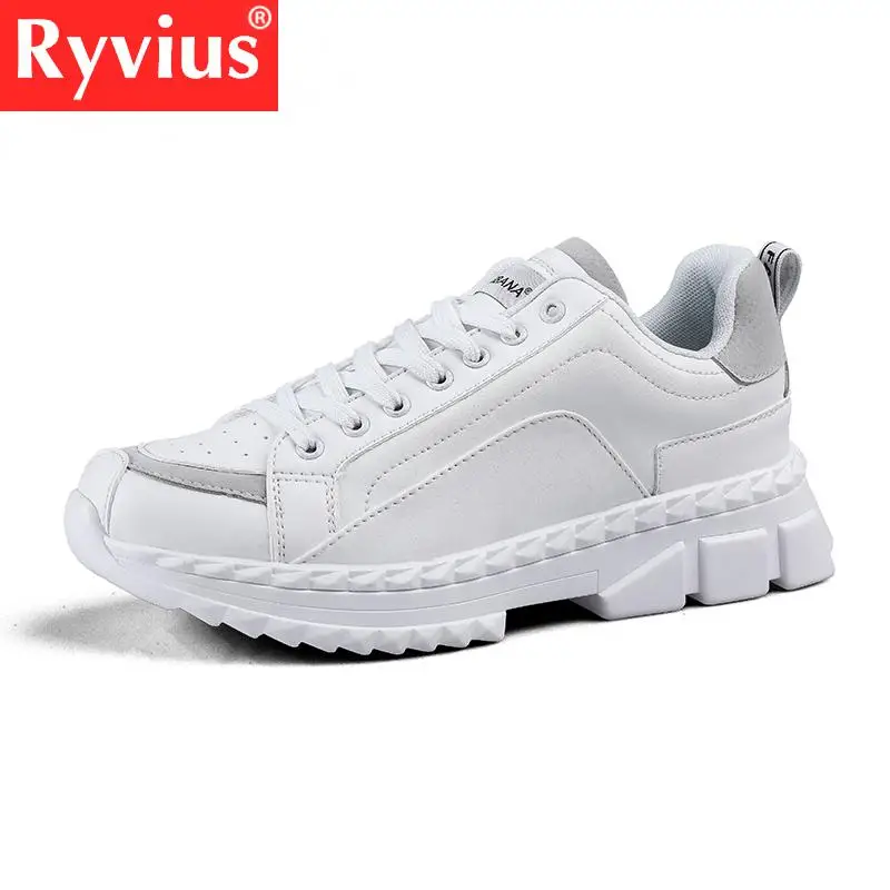 Ryvius 2019 Мужская Новая обувь для бега Pu Face модная удобная дышащая Спортивная