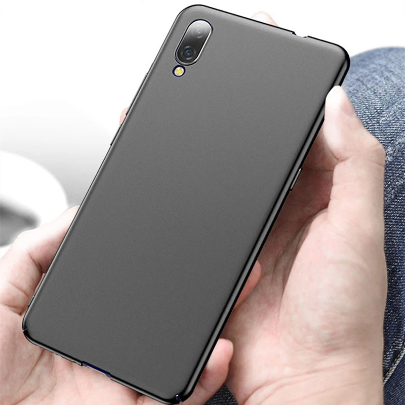 Гладкий Чехол для Vivo iqoo Крышка VIVO V11 Пластик Жесткий V15 Pro S1 X Play 5 6 21С V3 максимальный