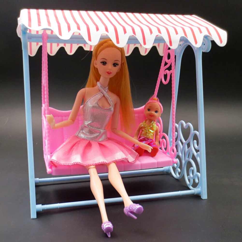 Новинка набор модных миниатюрных качелей для игрушечного домика lDoll мебельные