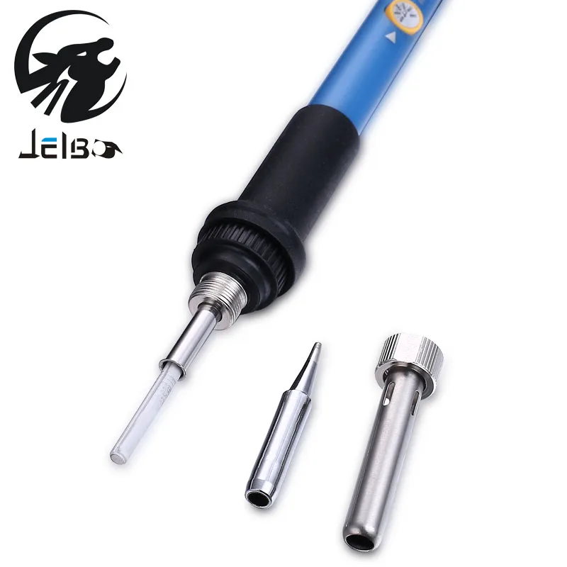 Jelbo US/EU Plug 220V 60W Electric Soldering Iron with regulator Adjustable Temperatur Solder Station Electrical on.Электрический паяльник Jelbo US/EU Plug 220V 60W с регулятором регулируемой температуры Паяльная станция Электрическая.