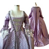 eras purple 18th century french noble princess civil war duchess renaissance theater victorian dress reenactment dresses hl 254