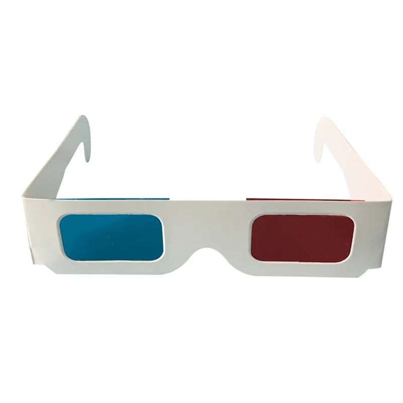 Универсальные 3D очки в черной оправе красные синие сианские 3d 0 2 мм недорогие