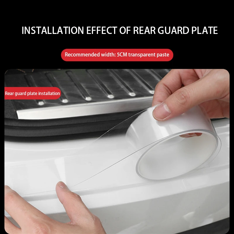 Transparent Anti-scratch Car Door Anti-collision Strip Invisible Type Edge Protection Body Film Adhesive Scotch Tape | Автомобили и
