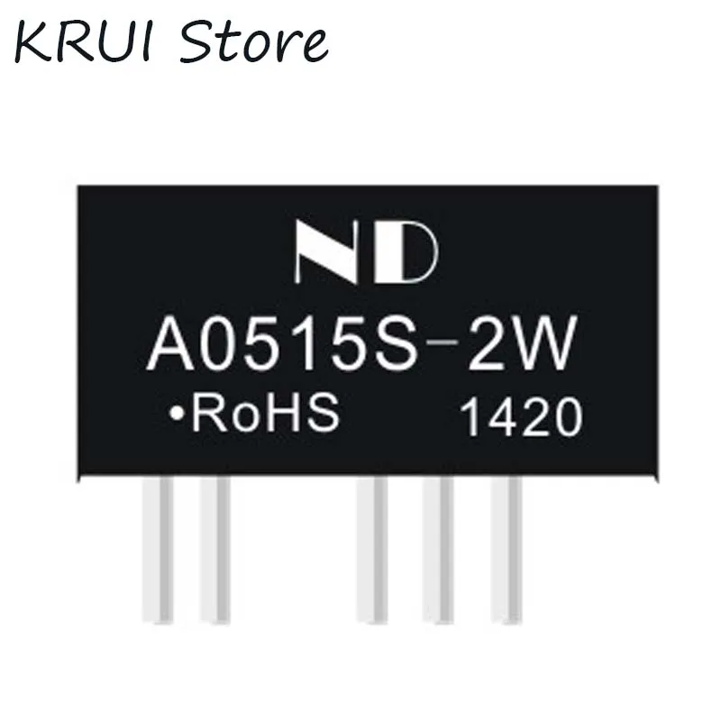 A0515S 2W dc преобразователь модуль питания 5 В Шаг до положительного и отрицательного