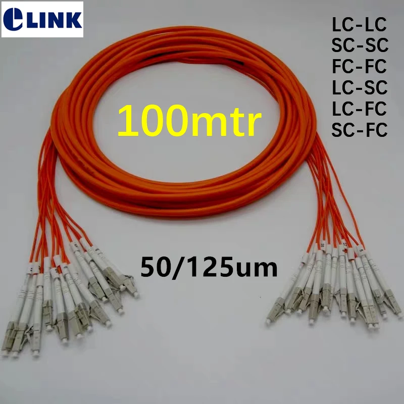 Патчкорд с 12 ядрами 100 м фотолампа фотосессия фотоэлемент 50/2 0 мкм ftth мм LC SC FC