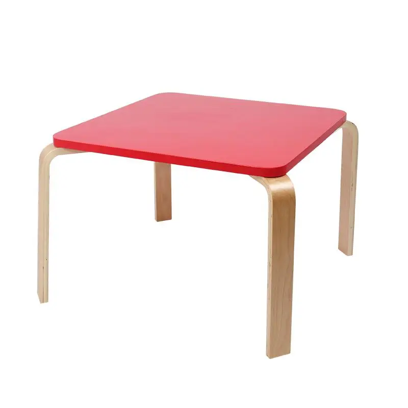 Children's study table and chair stool solid wood chair kindergarten baby study table and chair color fashion creative stool - Цвет: Color 7