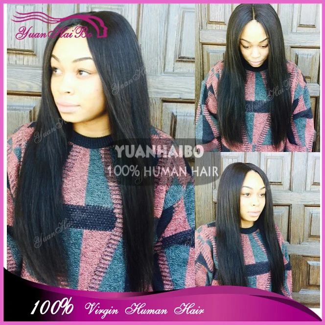 Высокое Качество 18 &quot# 1b Черный Цвет 100% Девственных Монгольские Волосы