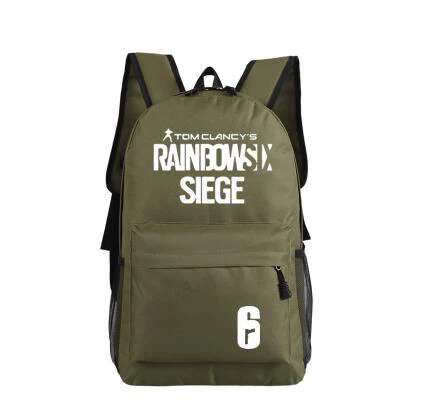 5 Игровой рюкзак Tom Clancy's Rainbow Six Siege, мужской военный рюкзак, унисекс, школьные сумки для студентов, брезентовый Рюкзак для ноутбука, рюкзак для путешествий - Цвет: 5