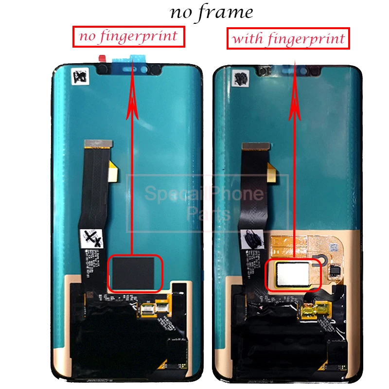Original Super AMOLED For Huawei Mate 20 Pro LCD Display Touch Screen Digitizer Assembly Repair With frame With fingerprint