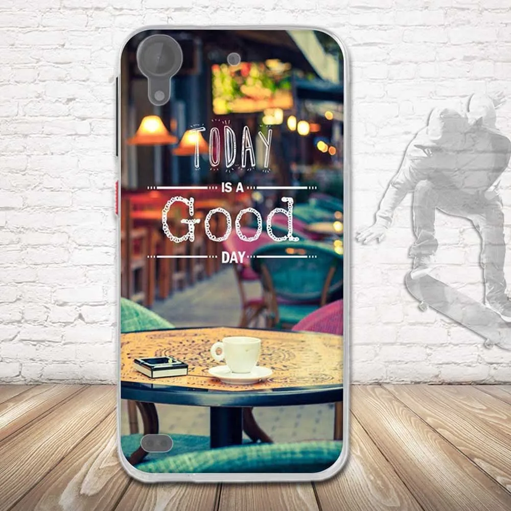 Чехол с принтом для HTC Desire 530 силиконовый мягкий защитный чехол из ТПУ Fundas |