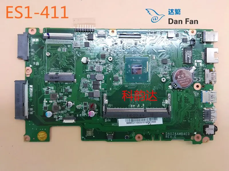 

For ACER ES1-411 Laptop Motherboard DA0Z8AMB4E0 Mainboard 100%tested fully work