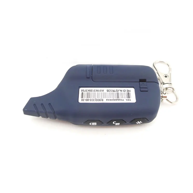 

2-way A61 LCD Remote Control Key Chain Fob for Russian Anti-theft StarLine A61 Keychain two way car alarm system