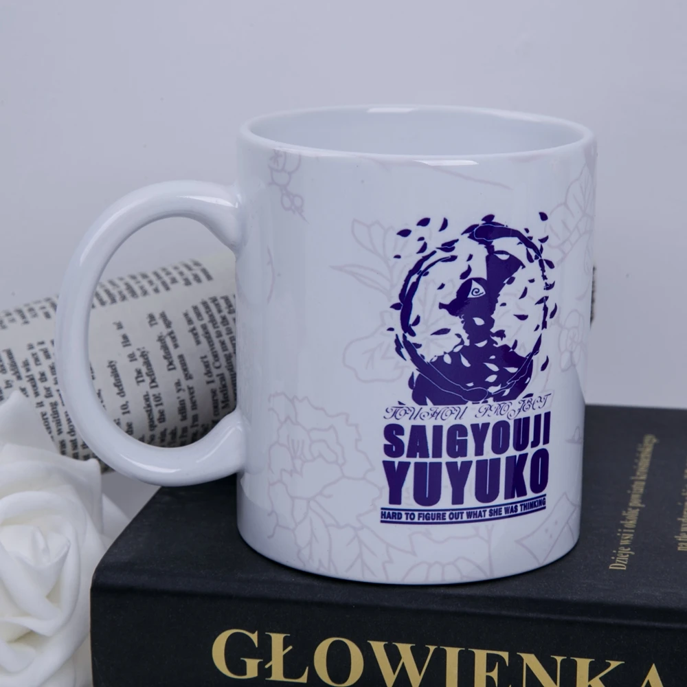 Аниме JK TouHou Project Saigyouji Yuyuko Hakurei Reimu Cirno Косплей кружка керамический ежедневный