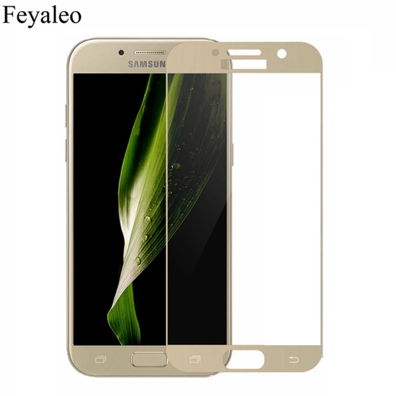 

Закаленное защитное стекло Feyaleo для Samsung Galaxy A5 с рамкой