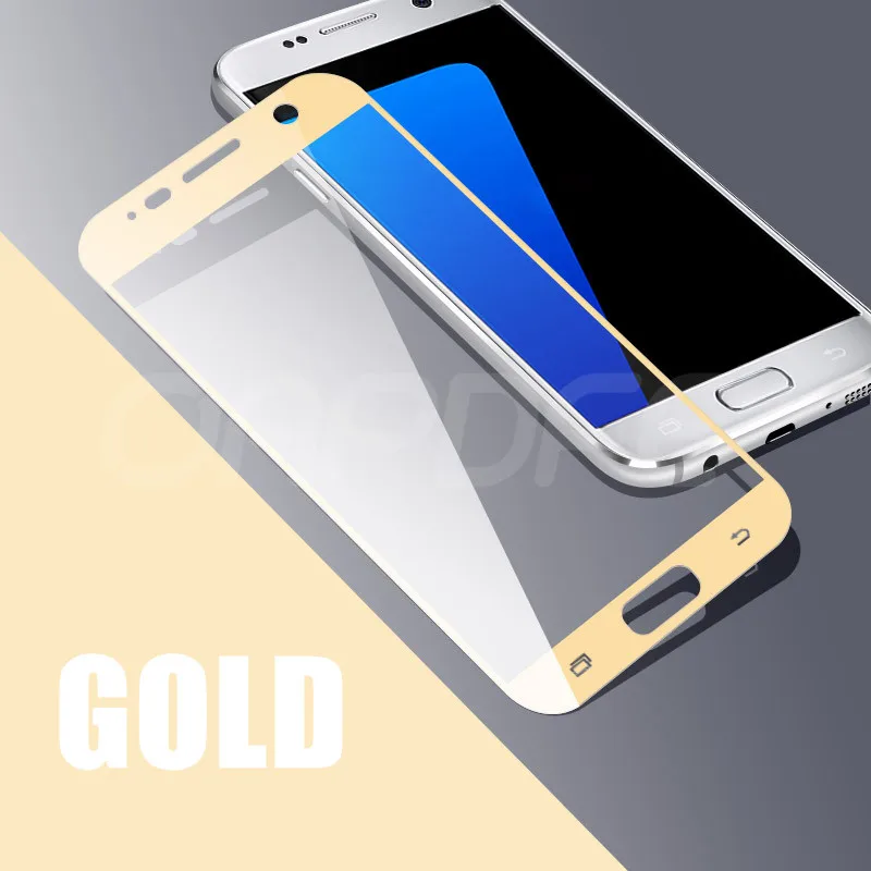 OAPDFE 3D полное покрытие из закаленного стекла для Samsung Galaxy S7 A7 A5 A3 J3 J5 J7 Защитная пленка для экрана