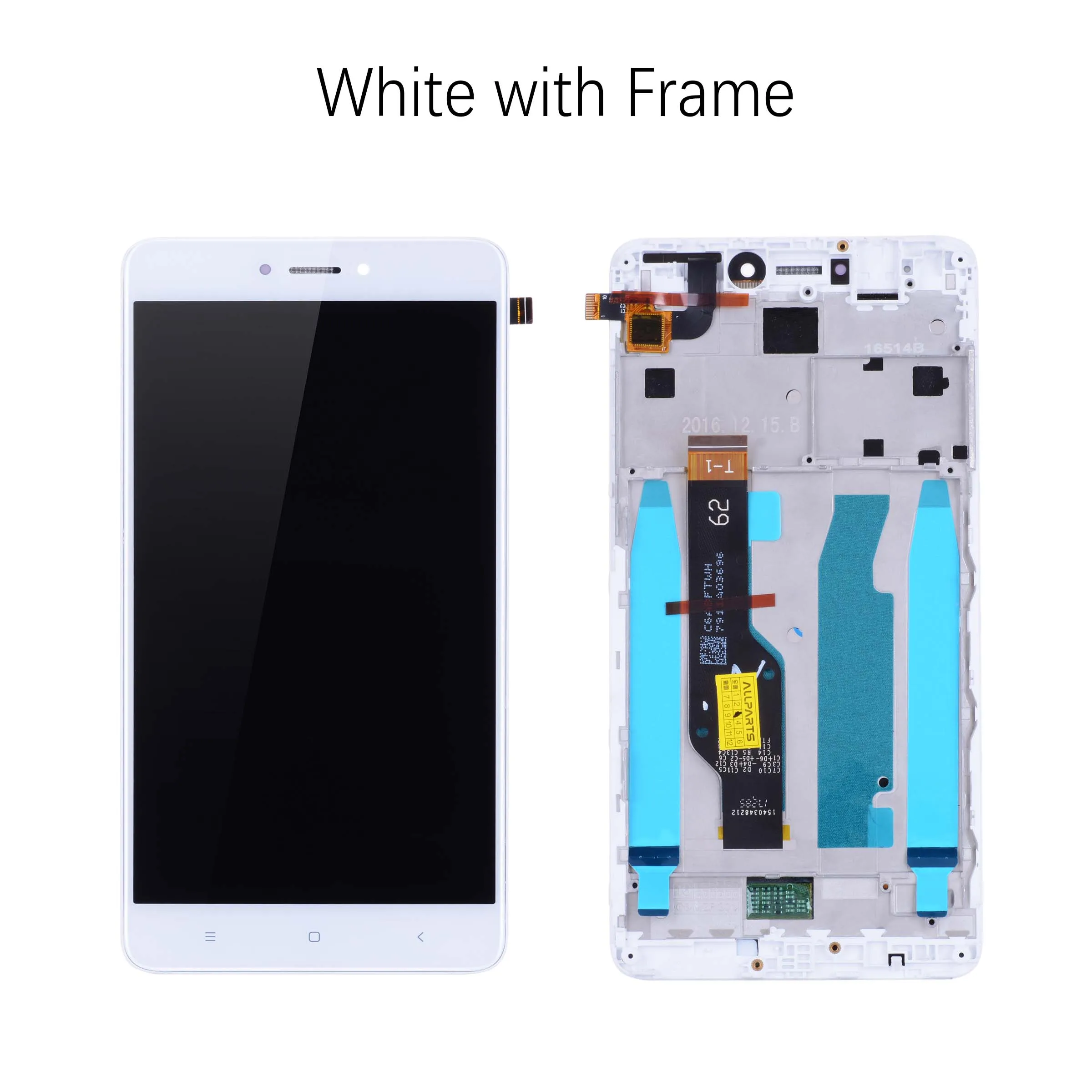 White with Frame Snapdragon 625 дисплей для XIAOMI Redmi Note 4X lcd сенсорный экран с рамкой для Redmi Note 4X Global lcd дисплей Запчасти - Цвет: White with Frame
