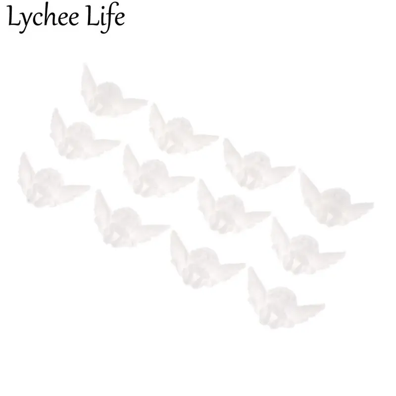 Lychee Life 12 шт. детский душ белые пластиковые крылья детские аксессуары для ношения
