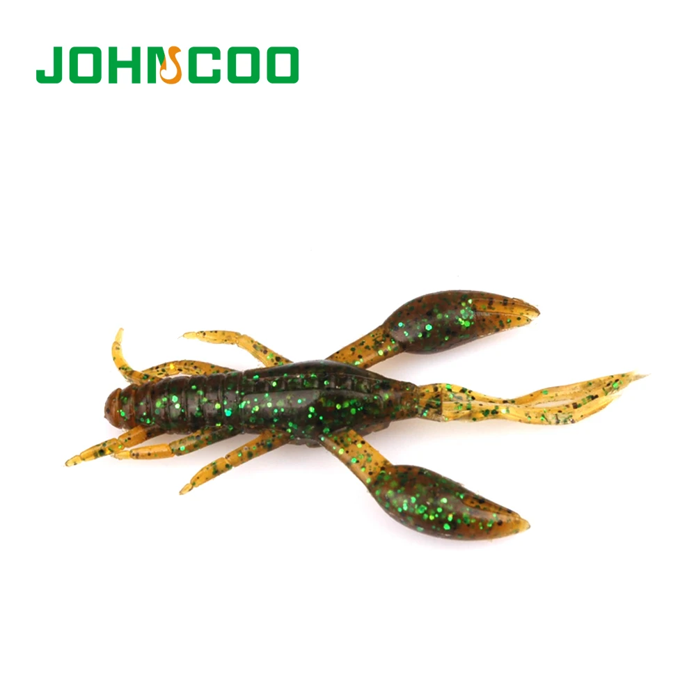 JOHNCOO Soft Fishing Lure 6pcs 65mm 5.4g Artificial Bait Silicone Wobblers Tackle | Спорт и развлечения