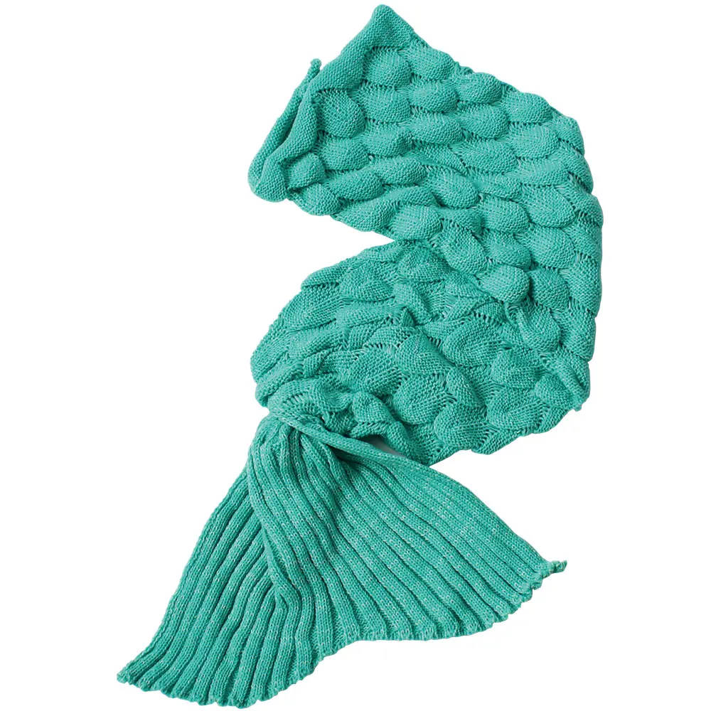 Детские одеяла вязаные милые нимо клоун хвост русалки пеленка обертка для детей