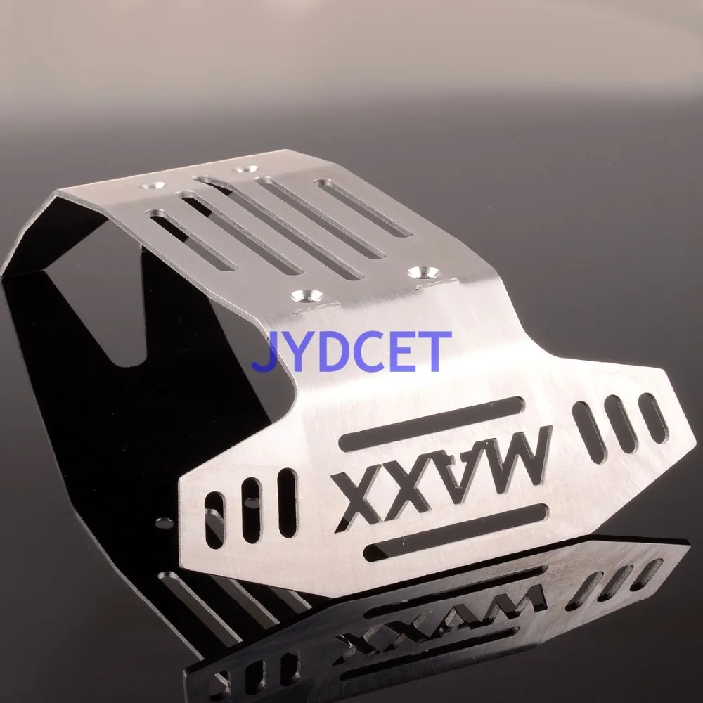

TXMPAH Hollow Stainless Steel Chassis Armor Front & Rear Skid Plate For 1/5 Traxxas X-Maxx XMAXX