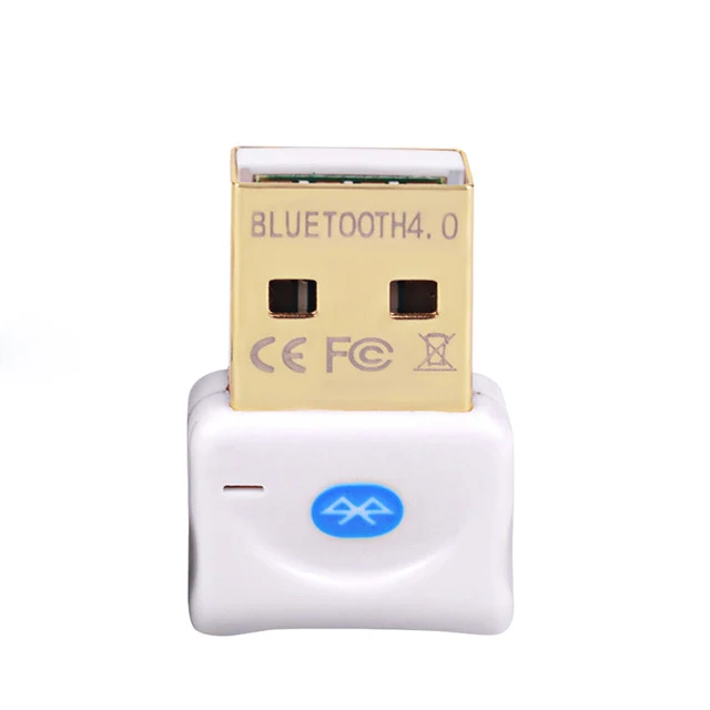 A-white Беспроводной bluetooth-адаптер USB 4,0, bluetooth-ключ, музыкальный звуковой приемник, адаптер, bluetooth-передатчик для компьютера, ПК, ноутбука - Цвет: A-white