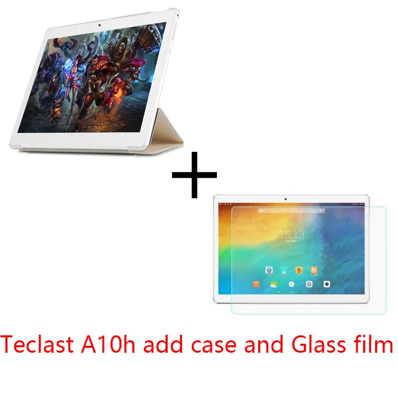 Teclast A10 Plus планшетный ПК MTK8163 четырехъядерный 10,1 дюймов 1280*800 ips 2 Гб Ram 16 Гб Rom Android 7,0 gps WiFI - Комплект: add case and film