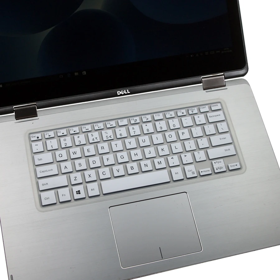 Для Dell Inspiron 15 5000 7000 серии i5568 i5578 7573 7569 7579 без цифровой клавиатуры ноутбука силиконовая клавиатура крышка кожи 15,6 дюймов