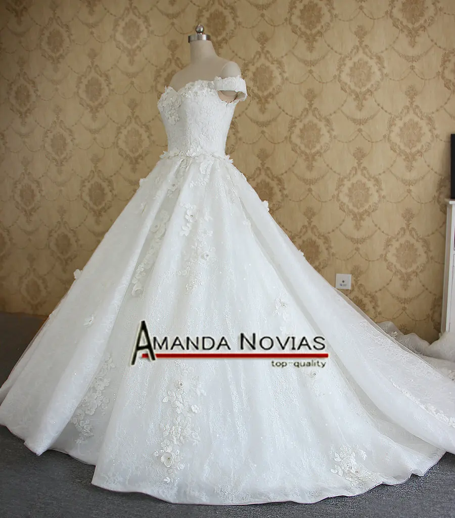 2019 Amanda Novias реальные фотографии высококачественные брендовые свадебные платья
