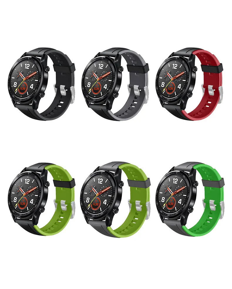 22 мм ремешок для gear S3 frontier samsung galaxy watch 46 мм ремешок для часов huawei watch gt2 amazfit ремешок Bip браслет ремень