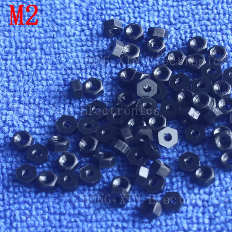100 шт. шестигранная гайка 1/2/2/3/4 мм|hex nut|nylon hex nutplastic nut |